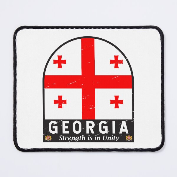 Item preview, Georgia Flag Emblem Distressed Vintage designed and sold by KrisSidDesigns.