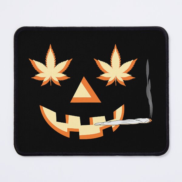 Item preview, Halloween Smoking Weed Funny Marijuana Gift designed and sold by MalloWilli.