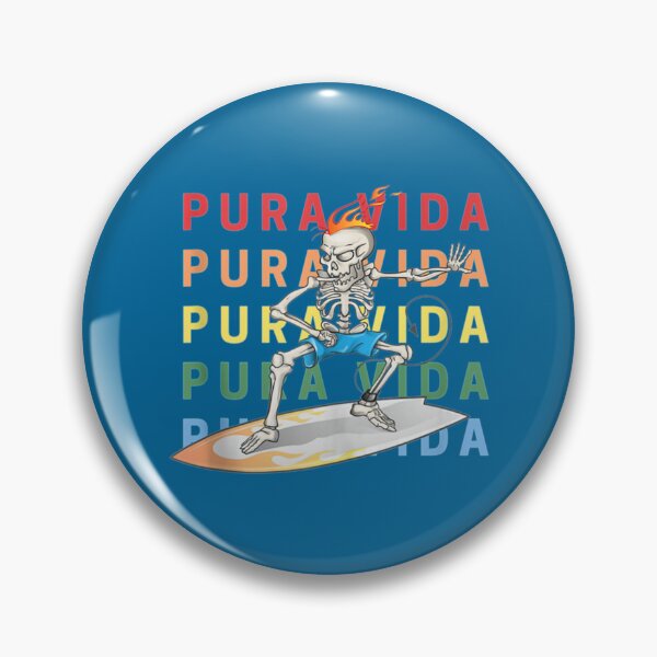 Item preview, Pura-Vida-Surfing-Skeleton-Costa-Rica-Tank-Top   designed and sold by CamrinDupler8.