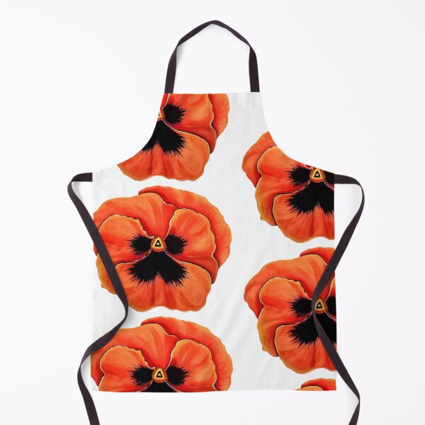Item preview, Pansy white background, flower painted designed and sold by Anke Franikowski.