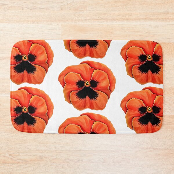 Item preview, Pansy white background, flower painted designed and sold by Anke Franikowski.
