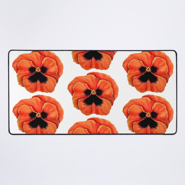 Item preview, Pansy white background, flower painted designed and sold by Anke Franikowski.