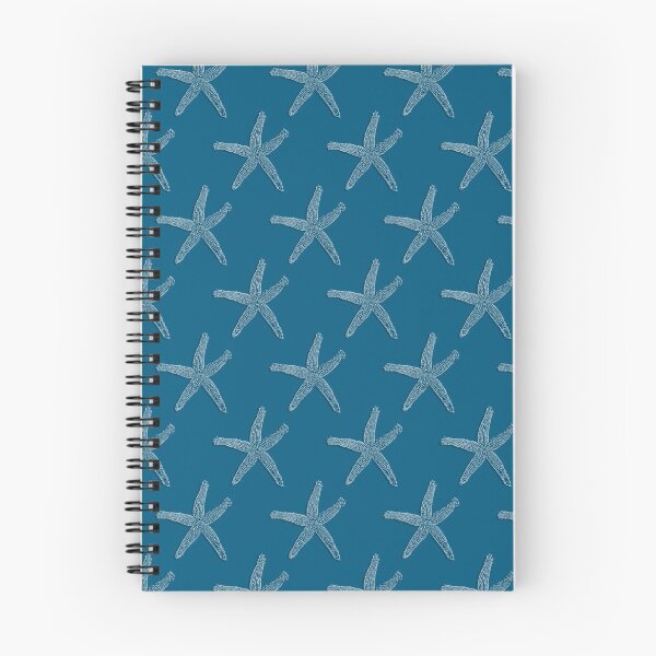 Item preview, Starfish Repeat Seamless Pattern on Blue designed and sold by mo3co8y.