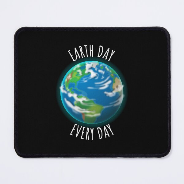 Item preview, Earth Day Every Day | Realistic Earth Illustration Quote designed and sold by Teenker.