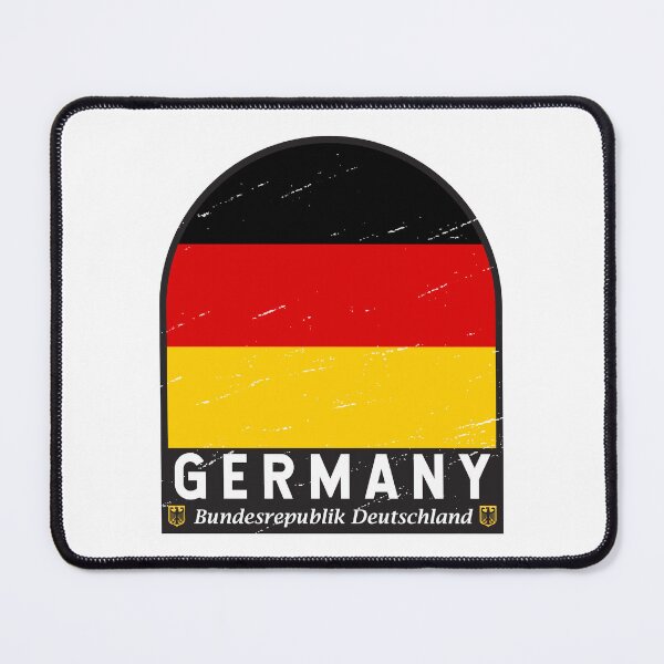 Item preview, Germany Flag Emblem Distressed Vintage designed and sold by KrisSidDesigns.