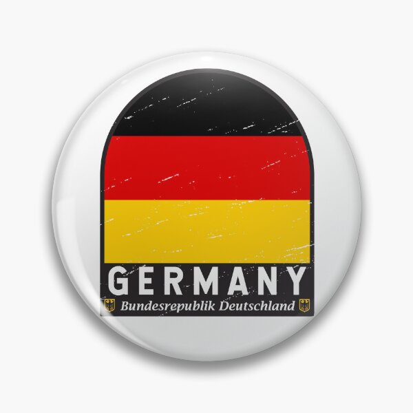 Item preview, Germany Flag Emblem Distressed Vintage designed and sold by KrisSidDesigns.
