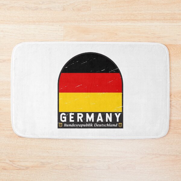 Item preview, Germany Flag Emblem Distressed Vintage designed and sold by KrisSidDesigns.