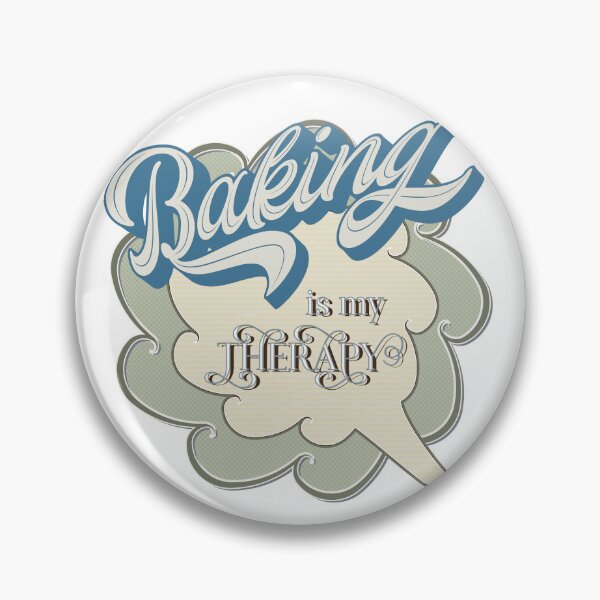 Item preview, Baking is my Therapy Retro Design | Bakers, Cooks, Chefs, GBBO lovers, Bake Off Fans designed and sold by GlobalGraphics.