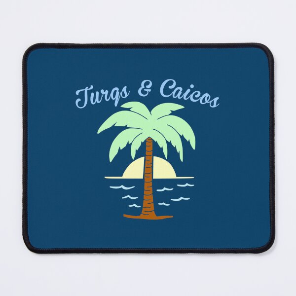 Item preview, Tropical Turqs and Caicos with Sunset and Palm Tree   designed and sold by CamrinDupler8.
