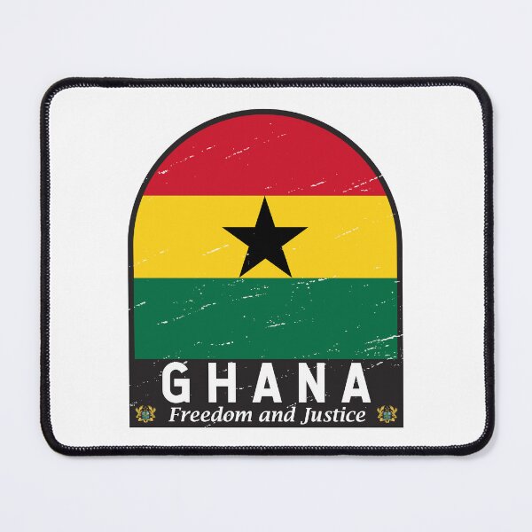 Item preview, Ghana Flag Emblem Distressed Vintage designed and sold by KrisSidDesigns.