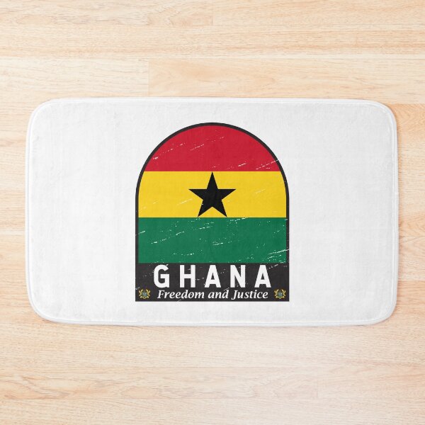 Item preview, Ghana Flag Emblem Distressed Vintage designed and sold by KrisSidDesigns.