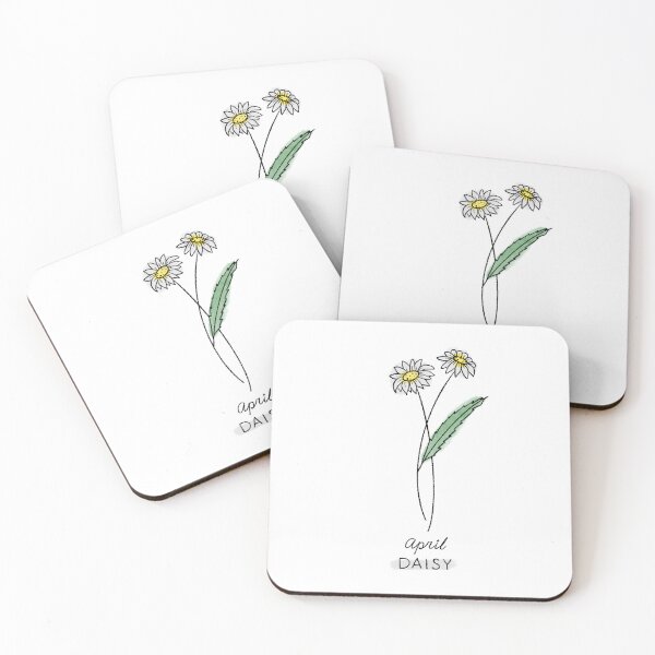 Item preview, Birth Month Flower | April Daisy designed and sold by Megan Sundquist.
