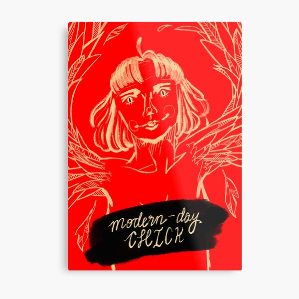 modern day chick Metal Print