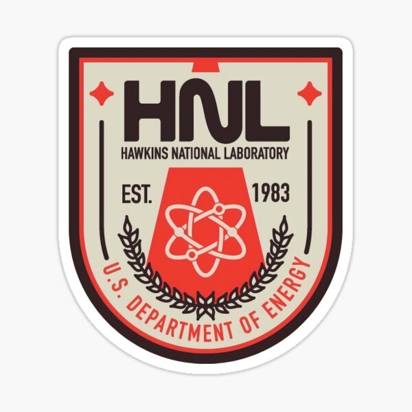 "Hawkins National Laboratory" Sticker for Sale by MangaCortaTees