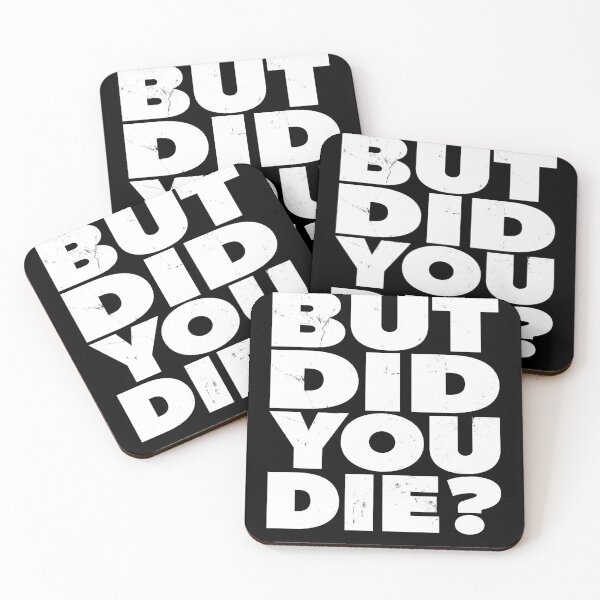 Artikelvorschau, But Did You Die? Vintage Style entworfen und verkauft von RoguePixel.