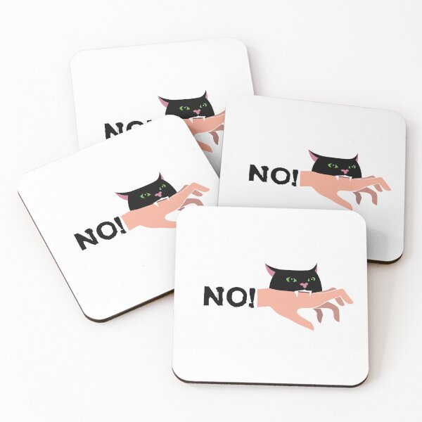 Item preview, Kitty Says NO! - Funny cat designed and sold by CharlotteAnneStudio.