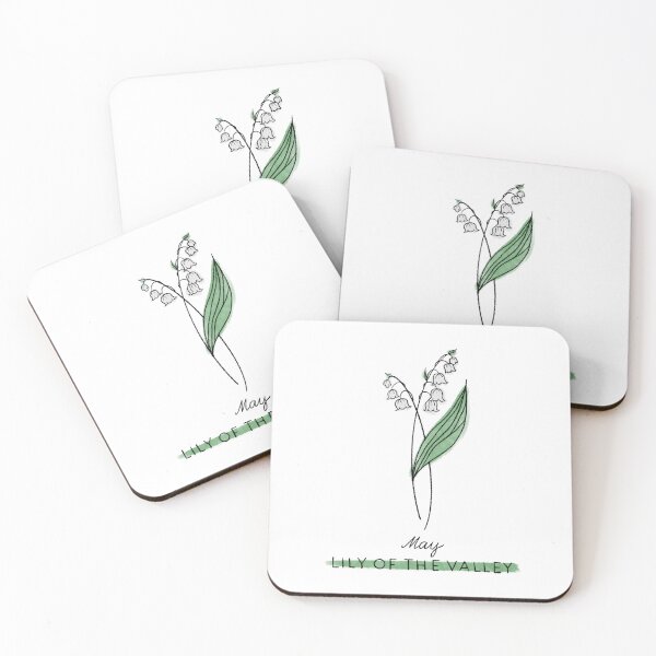 Item preview, Birth Month Flower | May Lily Of The Valley designed and sold by Megan Sundquist.