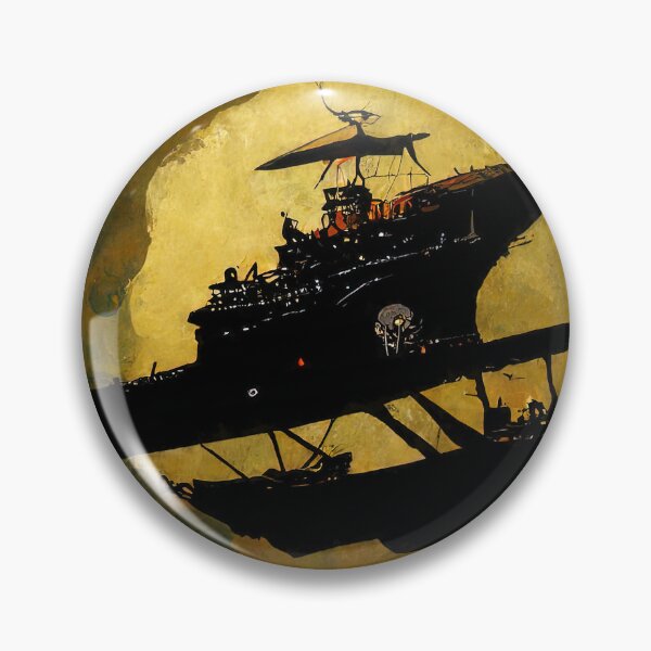Item preview, Steampunk flying ship designed and sold by AM FineArtPrints.