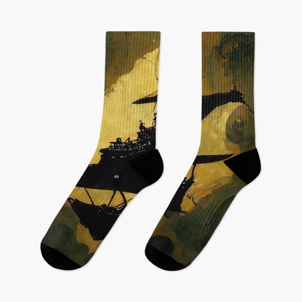 Item preview, Steampunk flying ship designed and sold by AM FineArtPrints.