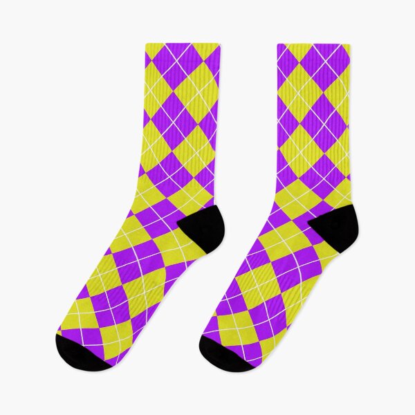 Item preview, Purple Gold Argyle pattern Checker Retro design designed and sold by ModSupporters.