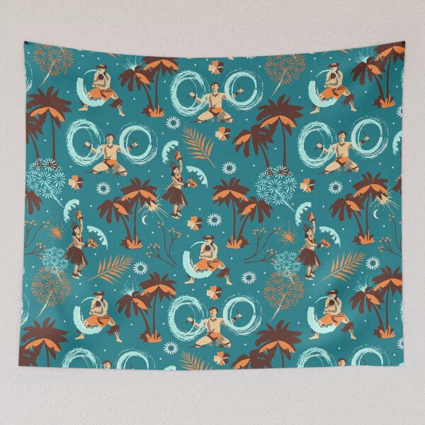 Item preview, Hawaiian fire dancers designed and sold by camcreativedk.