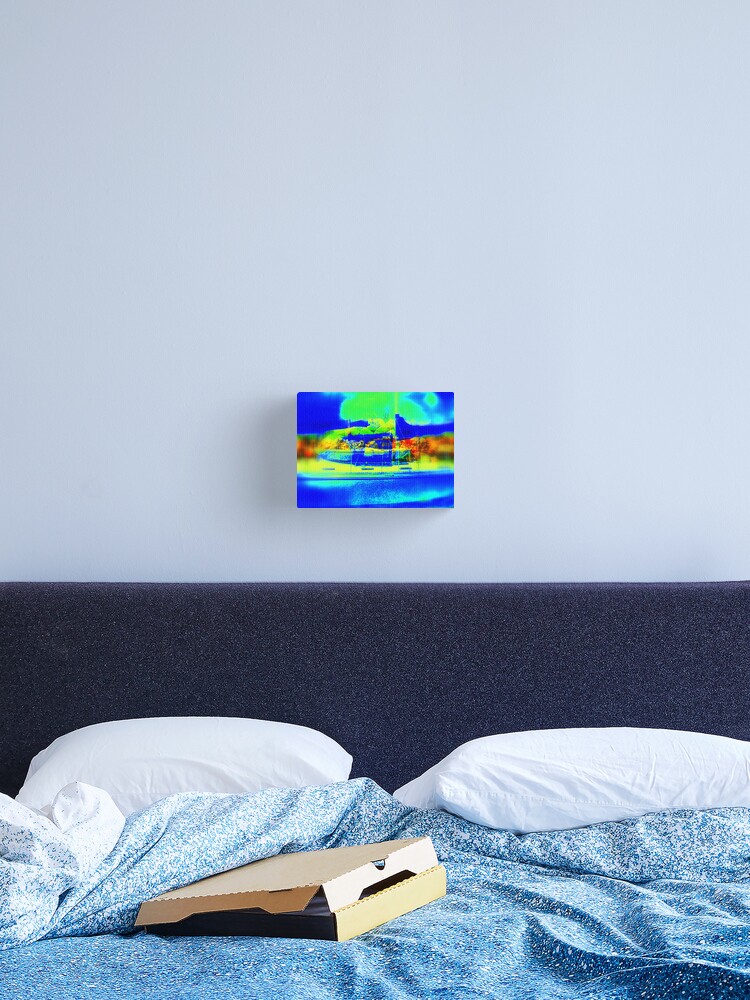 Imagen 2 de 3, Lienzo con la obra AZUL, diseñada y vendida por ReneCox.