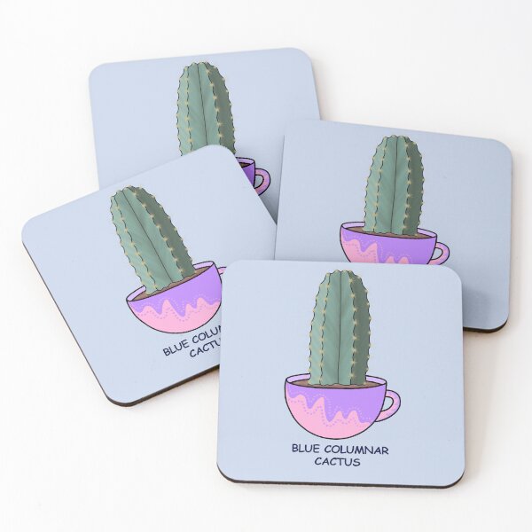 Item preview, Blue columnar cactus designed and sold by Floralfusion.