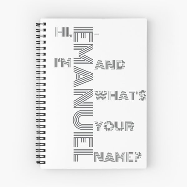 Item preview, Hi, I`m Emanuel - and what`s your name? designed and sold by AnnabellaRh.