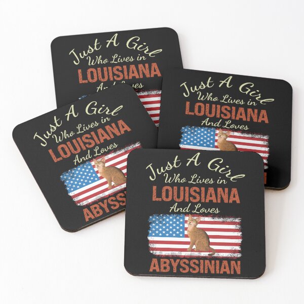 Item preview, Just A Girl Who Lives in Louisiana and Loves Abyssinian designed and sold by Suraj0285.