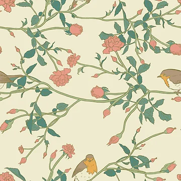Aperçu de l'œuvre Rouges-gorges et roses de Maygetsu