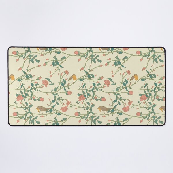 Item preview, Robins and roses designed and sold by Maygetsu.