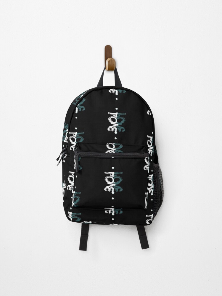 Thumbnail 1 of 3, Backpack, LOVE LOVE In Style Blue designed and sold by InPrintedWord.