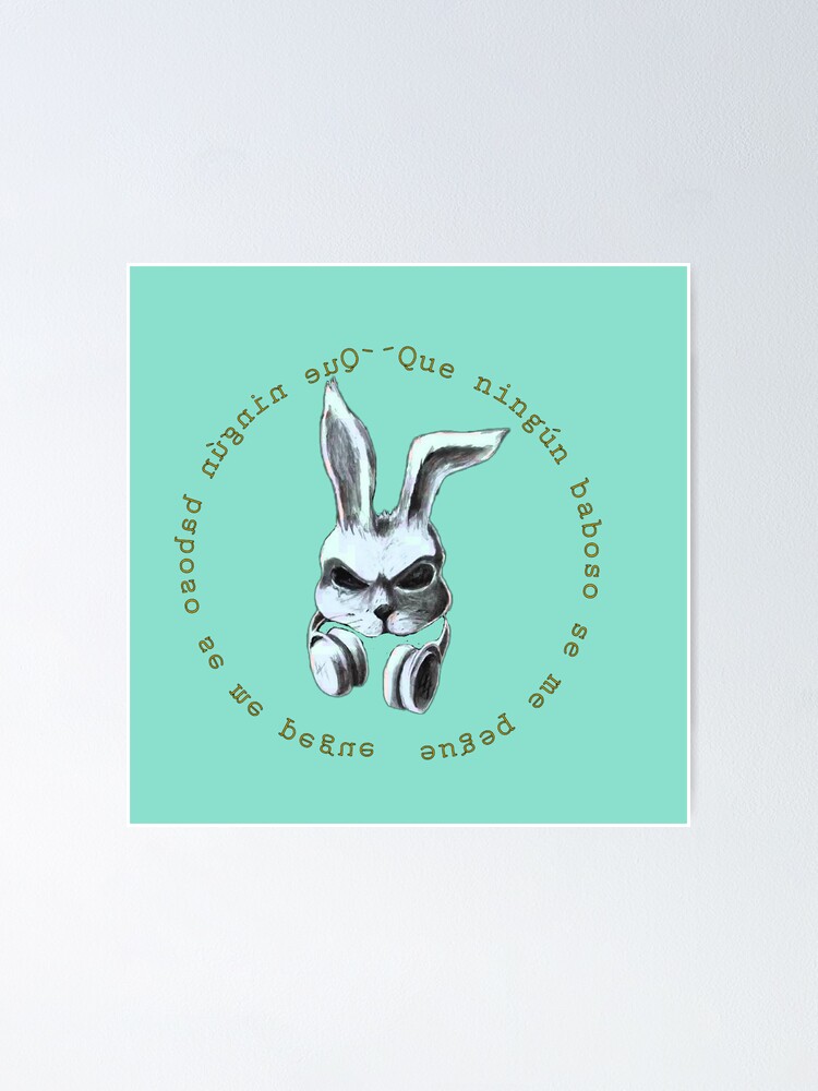 Bad Bunny Bad Bunny Dodgers Poster For Sale By Lfquh Redbubble 