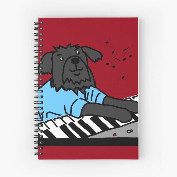 Item preview, Funny Dog Plays Music on Piano Keyboard designed and sold by ellenhenry.