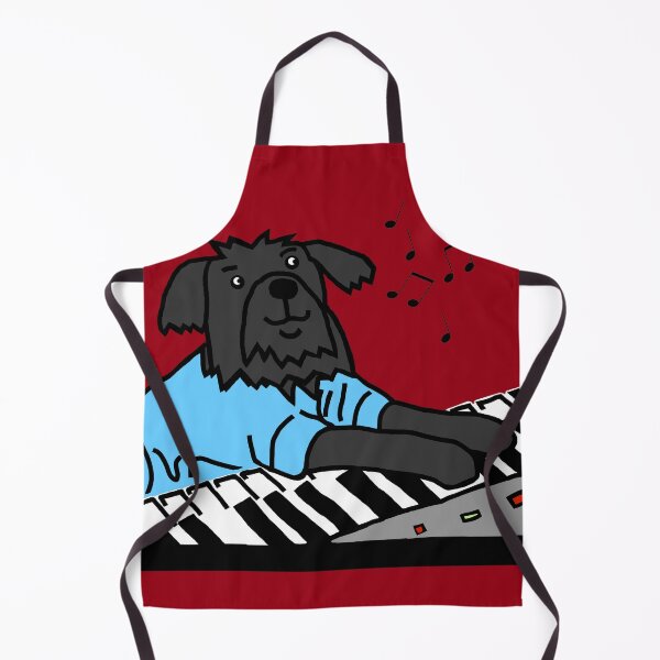 Item preview, Funny Dog Plays Music on Piano Keyboard designed and sold by ellenhenry.