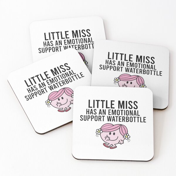 Item preview, Little Miss has an emotional support waterbottle designed and sold by AbbieGregory.