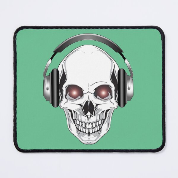 Item preview, Skull with headphones designed and sold by Valkiri5775.
