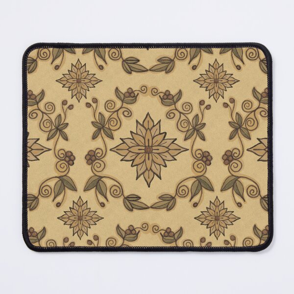 Item preview, Faded golden tapestry floral design designed and sold by Quick Brown Fox Canada.