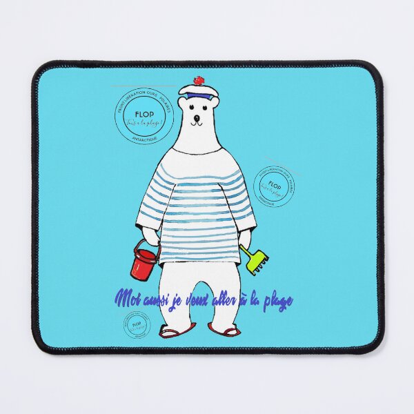 Item preview, Polar bear at the beach (3) designed and sold by voicivoila.
