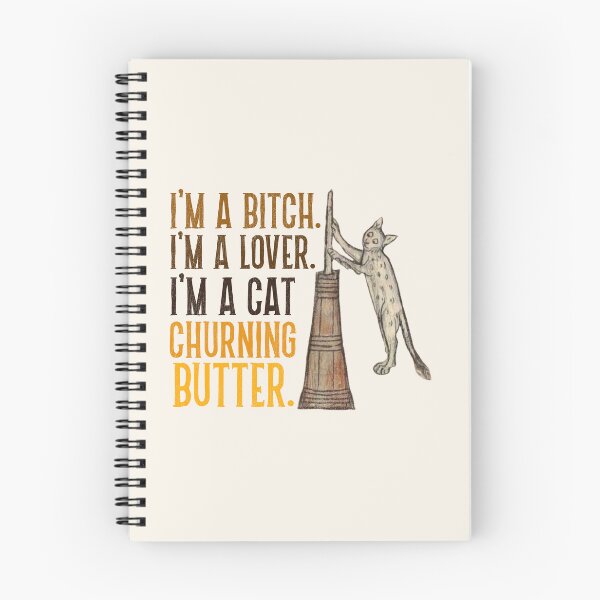 Item preview, I'm a B*tch. I'm a Lover. I'm a Cat Churning Butter. designed and sold by ourkid.
