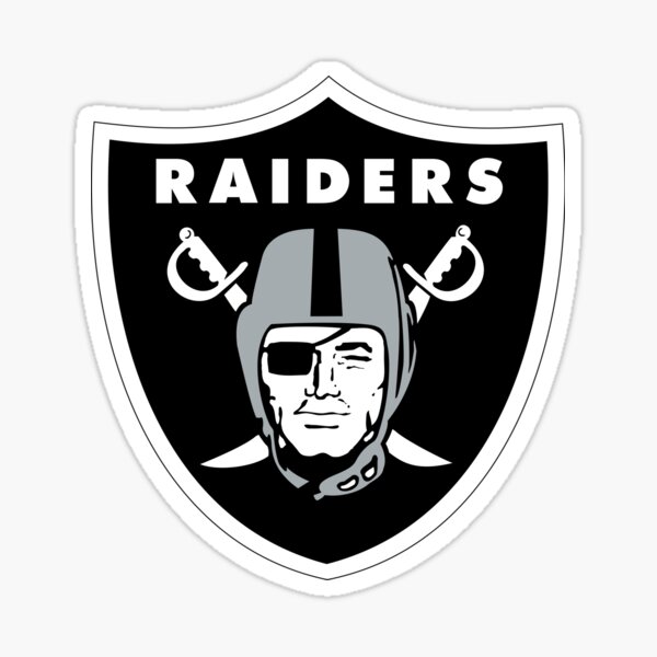  Raiders Stickers Pack 50 pcs, Las-Vegas Funart Raiders Vinyl  Stickers : Toys & Games