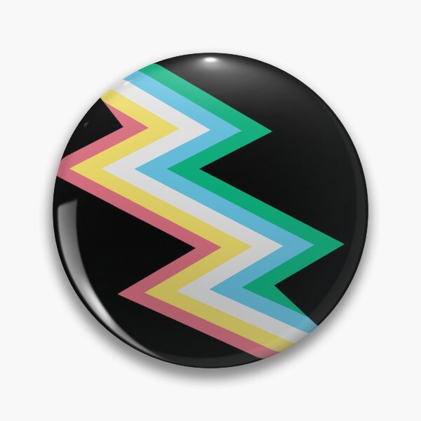 Item preview, Updated Disability Pride Flag Lightning Bolt designed and sold by ThePassagePress.
