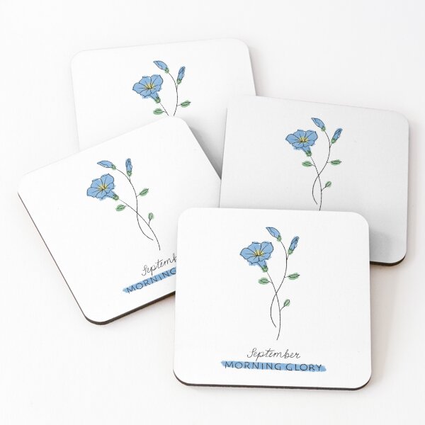 Item preview, Birth Month Flower | September Morning Glory designed and sold by Megan Sundquist.