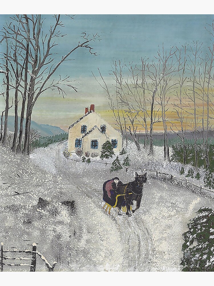 "grandma moses art" Poster for Sale by Flamingomom Redbubble