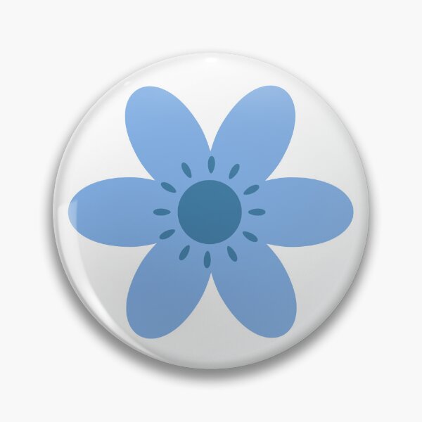 Item preview, Flower in Sky Blue 808 designed and sold by Rozlar.