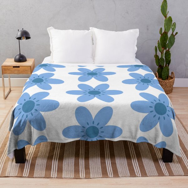 Item preview, Flower in Sky Blue 808 designed and sold by Rozlar.