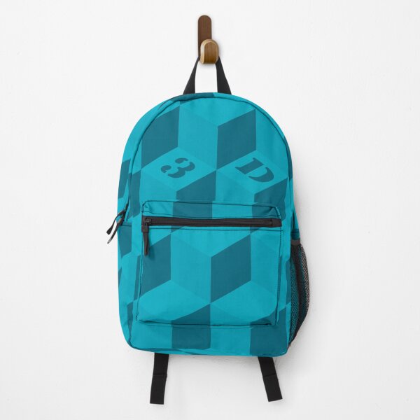 Item preview, Optical illusion - 3D-effect cubes (blue) designed and sold by SolidEarthArt.