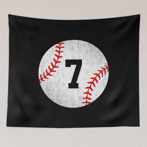 Item preview, 7th Birthday Baseball Player 7 Years Old Vintage Retro designed and sold by MichelSorour.