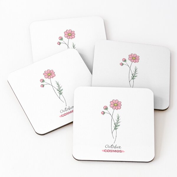 Item preview, Birth Month Flower | October Cosmos designed and sold by Megan Sundquist.