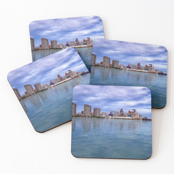 Item preview, Detroit Skyline From the River - Michigan designed and sold by Kathy Weaver.